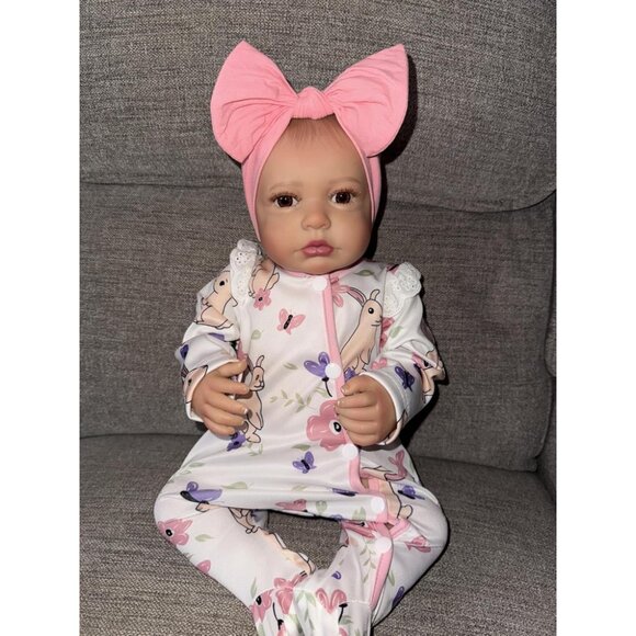 🆕20-inch Soft Vinyl Baby Doll Real Life Baby Dolls with Complete Accessories - Picture 2 of 12
